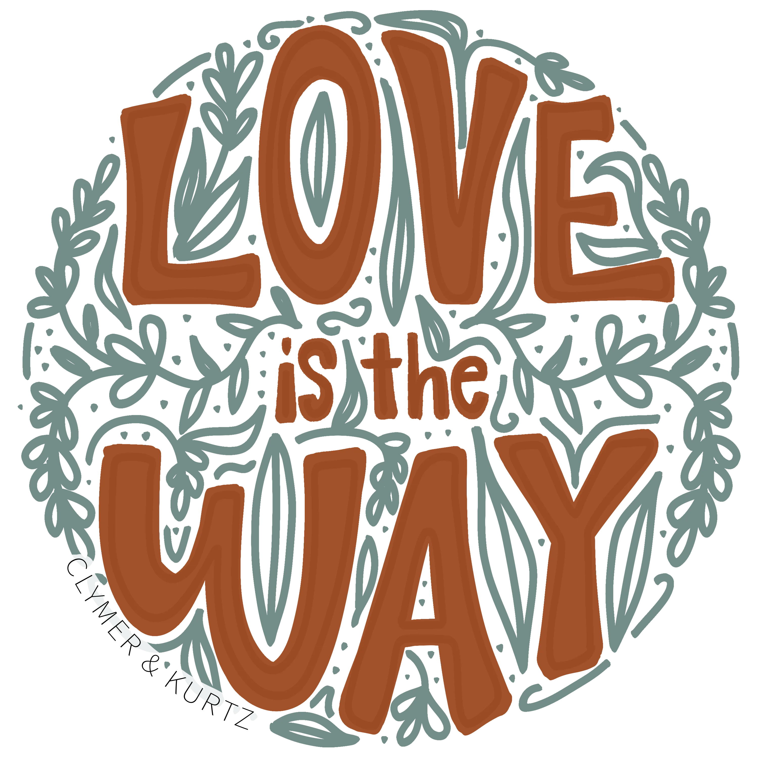 Love Is the Way sticker