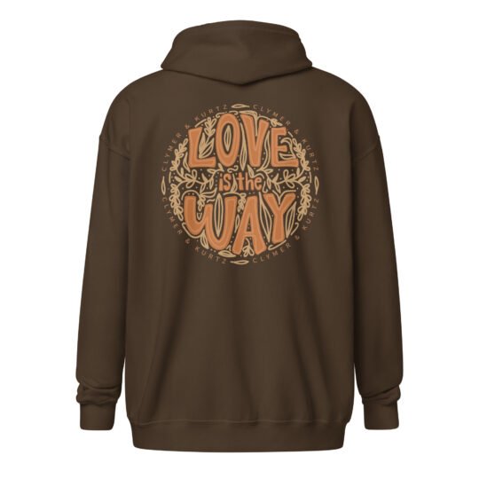 Love Is the Way zip hoodie
